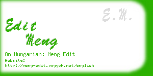 edit meng business card